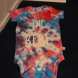 Hand tie dyed Schitt's Creek onesie